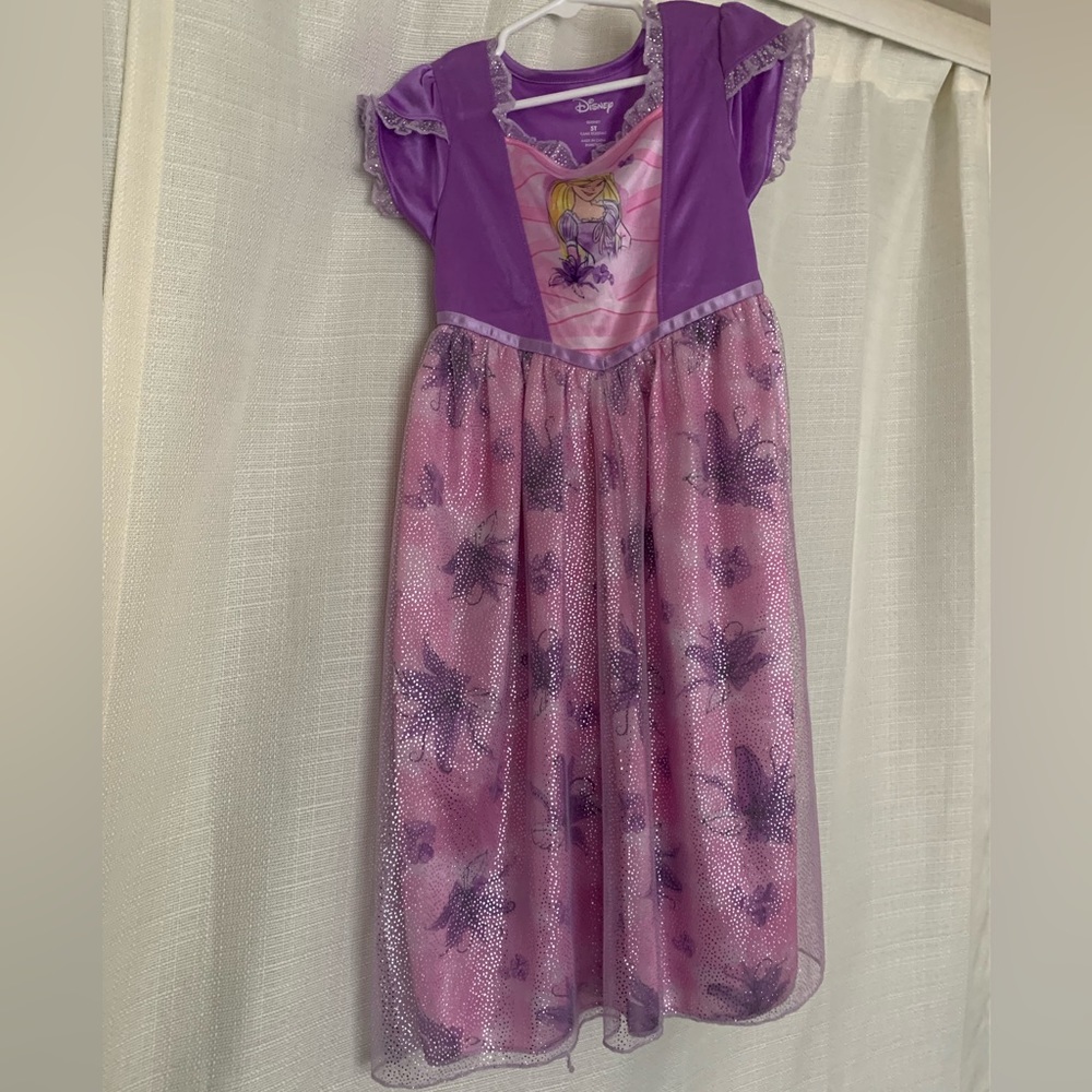 Disney Rapunzel long dress 5T